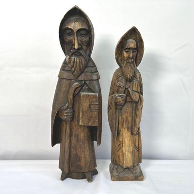 Hand Carved Religious Figures 