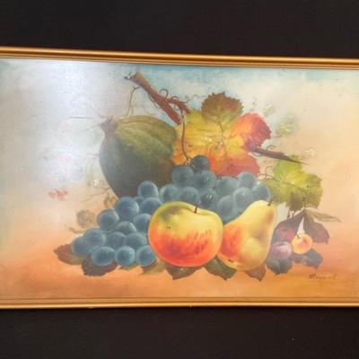 William Rayworth Framed Still Life Painting 