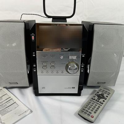 Panasonic CD And Tape Player