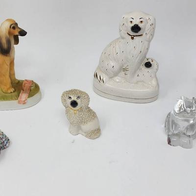 Animal Ceramics, Glass, Waterford And Baccarat Crystal