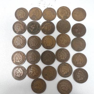 US One Cent Pieces From 1889-1908