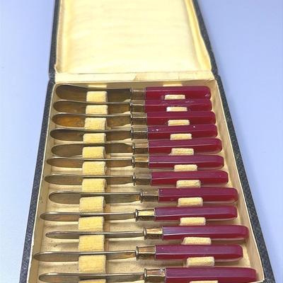 Antique French Bakelite Spreaders