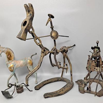 Brutalist Don Quixote Hardware Art Sculptures and More