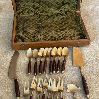 Thai Bronze + Wood Utensils