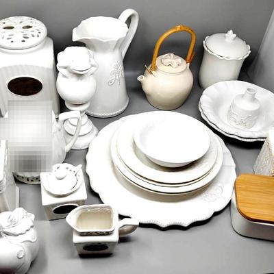 White Ceramic Diningware 
