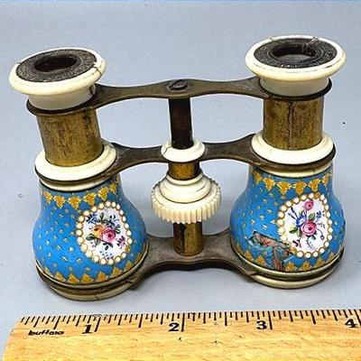 French Enameled Opera Glasses