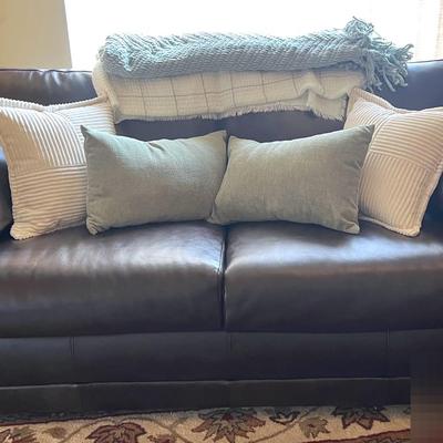 Jennifer Leather Sleep Sofa, Bed 60” Wide 
