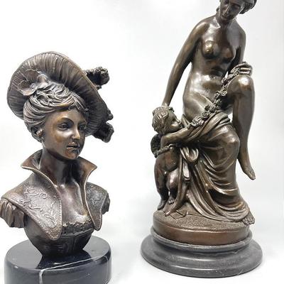 Bronze Female Sculptures