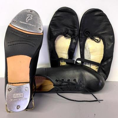 Bloch Leather Tap Shoes And Leather Ballet Flats 