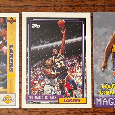 3 - Collectible Magic Johnson Basketball Card