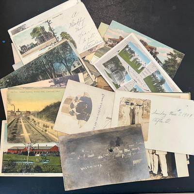 30 - Better Antique Postcards, Golf Courses, Real Photos, Town Views