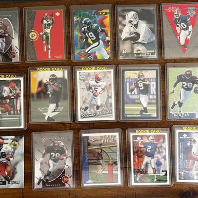 15 Collectible Rookie Football Cards #1