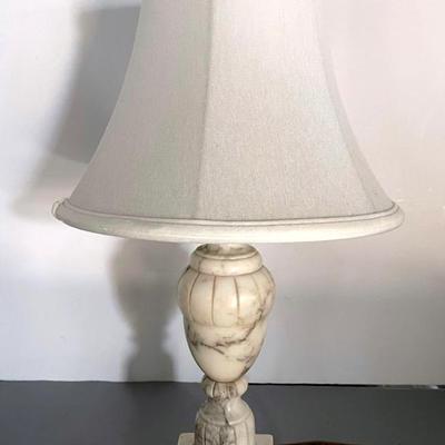Small Marble Lamp, Vintage