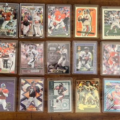 21 Collectible John Elway Football Cards #2