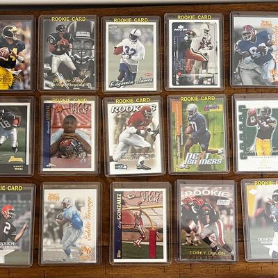 15 Collectible Rookie Football Cards #2