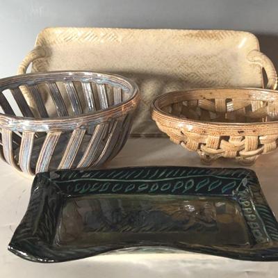 Art Pottery Trays And Bowls By Mary Lucas  