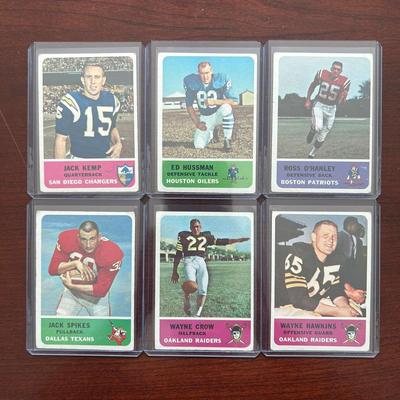 1962 Fleer Football Cards. Jack Kemp and More
