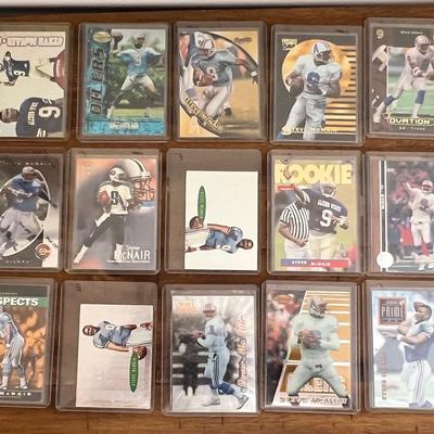 20 Collectible Steve McNair Football Cards, Rookie - Jersey +