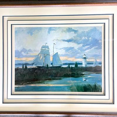 Framed Print “Out At Dawn” By Ray Ellis 