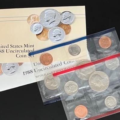 1988 U.S. Mint Uncirculated Coin Set