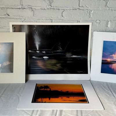 Casual Art Group with a Robert Wyland Digital Print, Carol Kerr Winterscape Painting and More