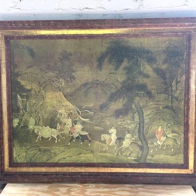 Framed Print Of Ancient Chinese Painting 