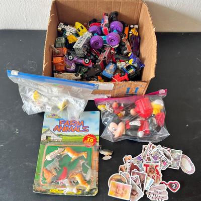 Collection Of Toys, Cars, Hot wheels, Mickey Mouse, Taylor Swift Stickers