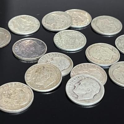 Roosevelt Silver Dimes (15)