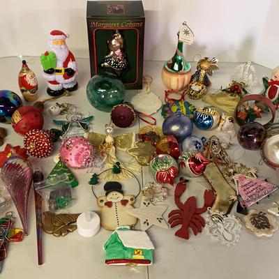 Large Assortment Of Christmas Ornaments Including Christopher Radko And Margaret Cobane