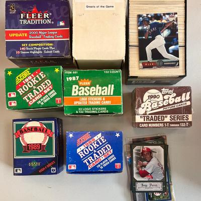 Collectible Baseball Card Sets - Rookie & Traded Sets, More