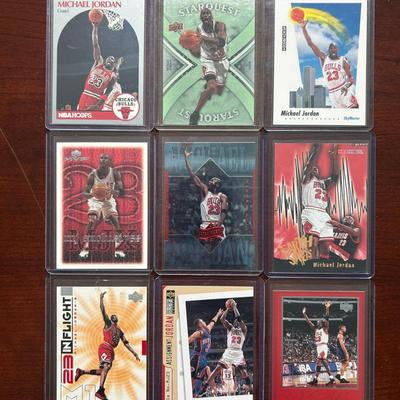 Vintage Michael Jordan Cards. 1990 Fleer, Starquest, and More