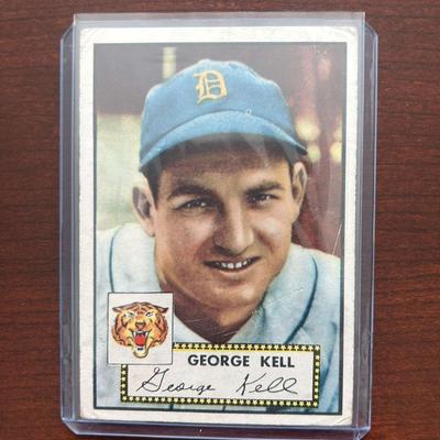 1952 Topps Baseball Card. George Kell - Detroit Tigers #246