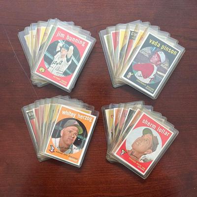 26 1959 Topps Baseball Cards