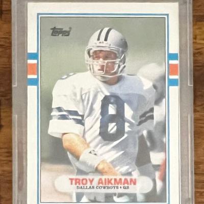 Collectible Troy Aikman Rookie Football Card
