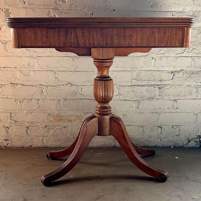 Duncan Phyfe/Regency Style Mahogany Games Table, Mid-20th Century