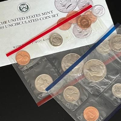 1989 U.S. Mint Uncirculated Coin Set