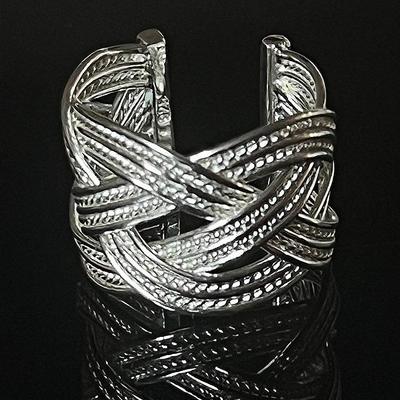 Sterling Silver .925 Adjustable Weave Ring