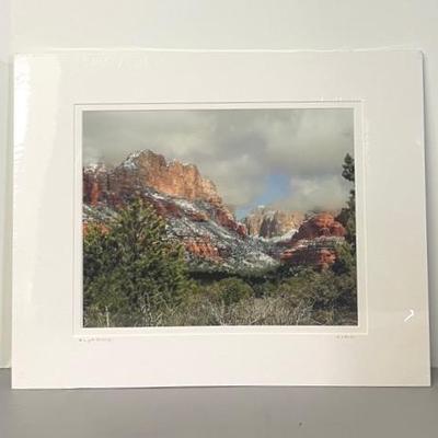 Photographic Print Of Mountain Scene By Edward Krish