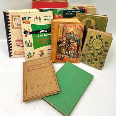 Assortment of Vintage Books & Cookbooks