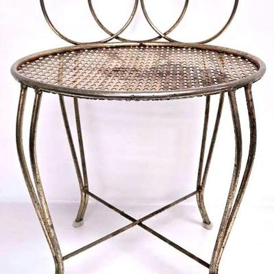Mid-Century Modern Vanity Boudoir Chair