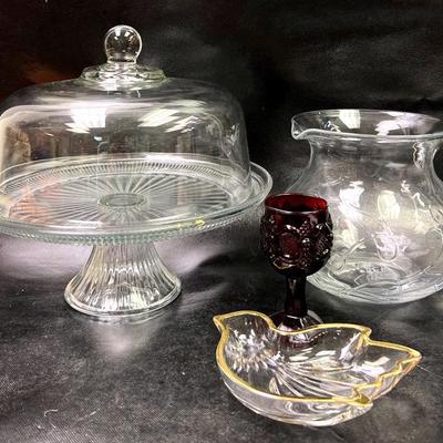 Vintage “Avon” Cape Cod Ruby Glass & Glassware 