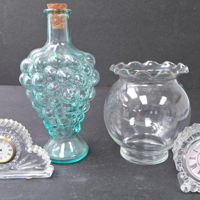 Bottles, Vases, and Clocks