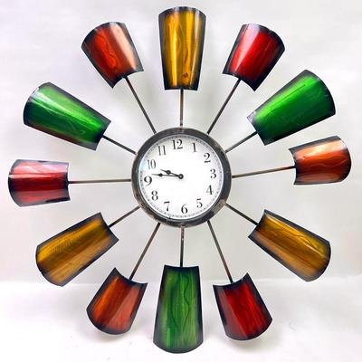 "Windmill Clock" Deco Style
