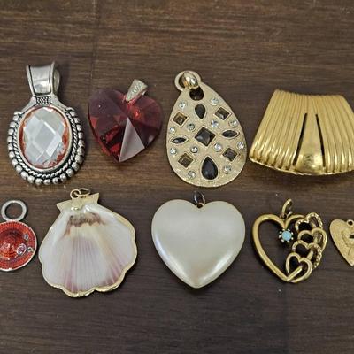 Gold And Silver Tone Pendant Lot