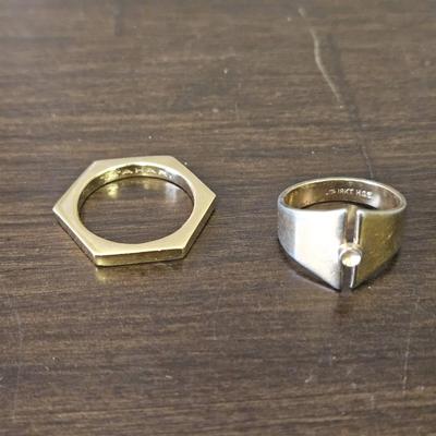 2 Rings One Tahari One 18k HGE
