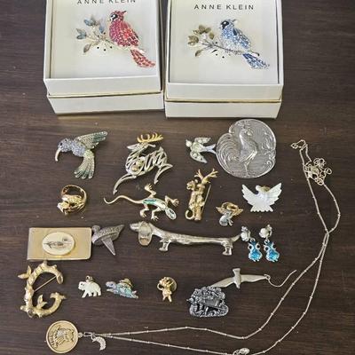 Animals Themed Jewelry Lot