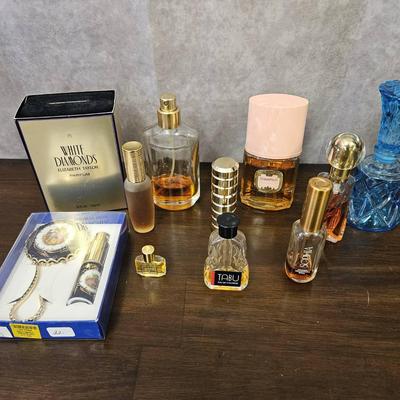 Collection Of Perfume Bottles Mostly Used