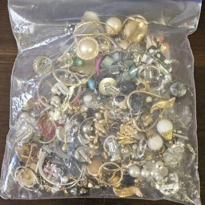 Mystery Single Earrings Lot For Crafts