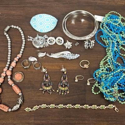 Vintage & Modern Costume Jewelry Rings Necklace Bracelet 