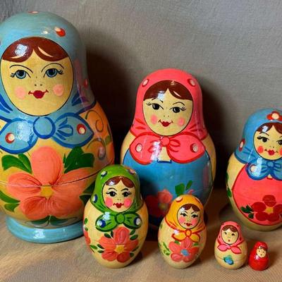 Matryoshka doll stamped made in ussr"